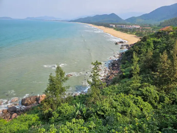 Lang Co beach in Vietnam