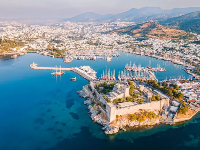 Ancient town beside the sea