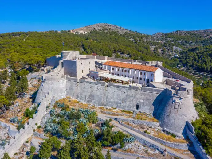 Spanjola Fortress in Hvar, Croatia