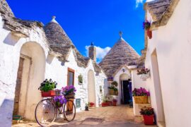Tulli houses in Alberobello in Puglia, Italy