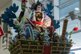 Hakata Gion Yamagasa in Fukuoka, Japan