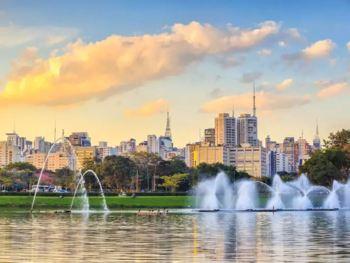 Parque Ibirapuera in Sao Paolo