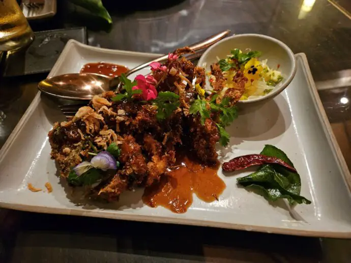 Dinner at Saffron Thai Restaurant at Banyan Tree Lang Co in Vietnam