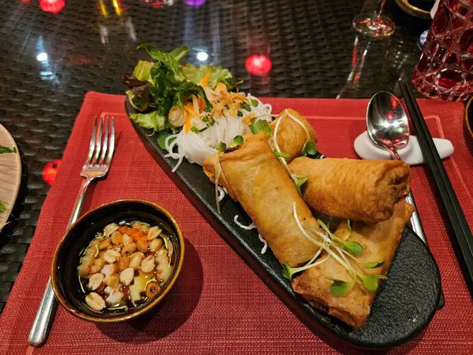 Dinner at The Water Court, Banyan Tree Lang Co, Vietnam