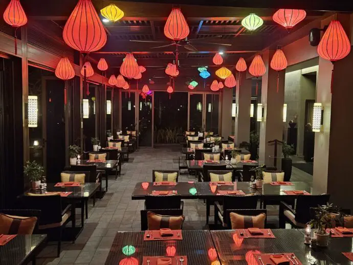 The Water Court Vietnamese restaurant, Banyan Tree Lang Co