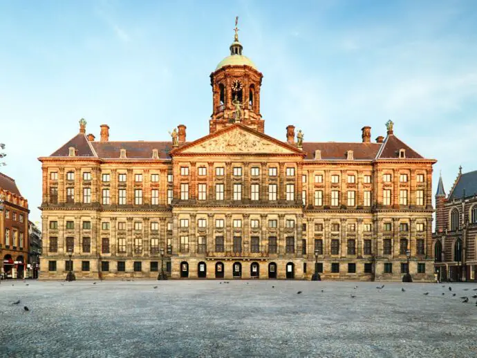Royal Palace in Dam Square, Amsterdam