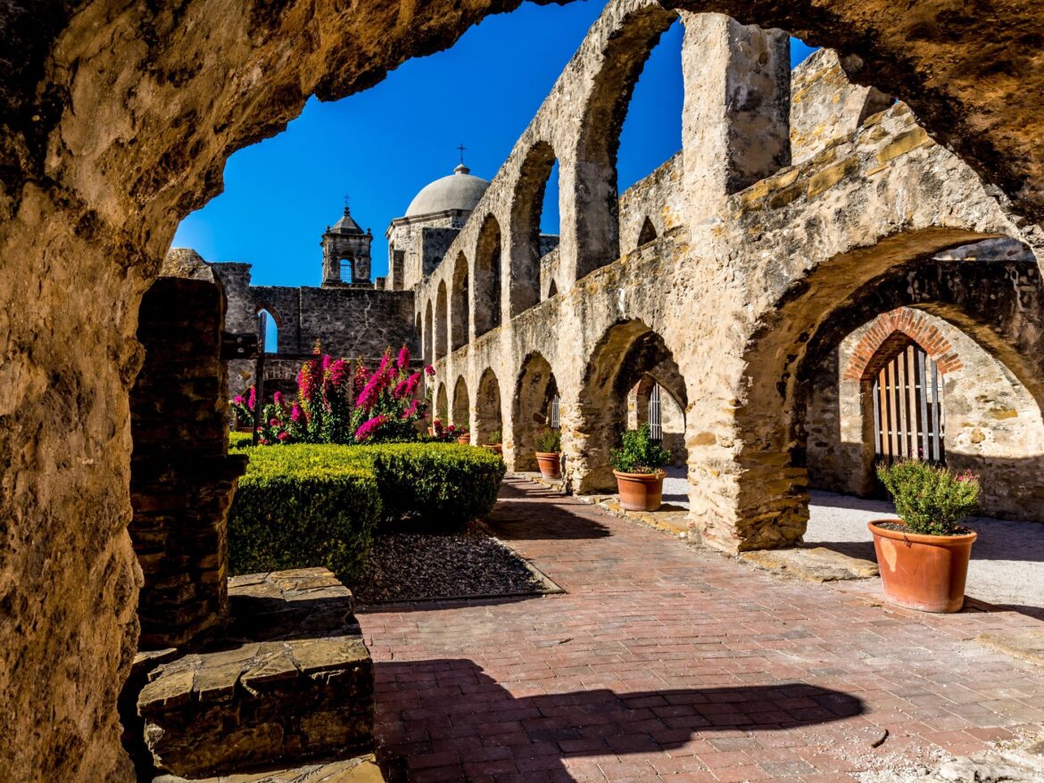 Old West Spanish Mission in San Antonio