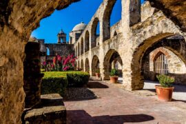 Old West Spanish Mission in San Antonio